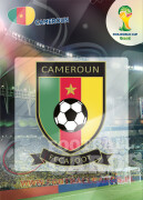 WORLD CUP BRASIL 2014 CLUB BADGE LOGO Cameroun #61
