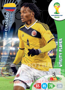 WORLD CUP BRASIL 2014 UTILITY PLAYER Juan Cuadrado #83