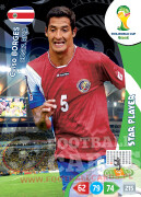 WORLD CUP BRASIL 2014 STAR PLAYER Celso Borges #92