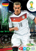 WORLD CUP BRASIL 2014 TEAM MATE  Lukas Podolski #115