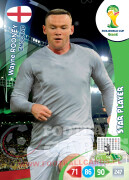 WORLD CUP BRASIL 2014 STAR PLAYER Wayne Rooney #139
