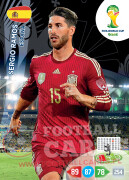 WORLD CUP BRASIL 2014 TEAM MATE Sergio Ramos #147