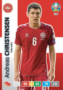 EURO 2020 TEAM MATE Andreas Christensen #104
