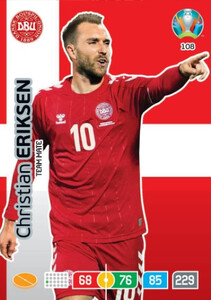 EURO 2020 TEAM MATE Christian Eriksen #108