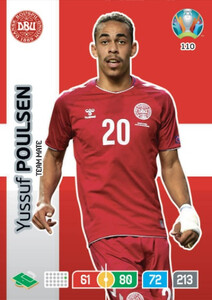EURO 2020 TEAM MATE Yussuf Poulsen #110