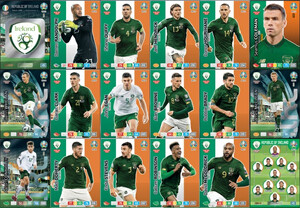 EURO 2020 TEAM Republic of Ireland set 18 cards