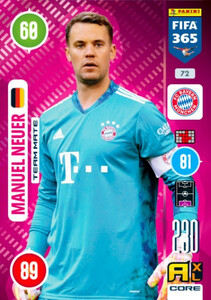 2021 FIFA 365 TEAM MATE Manuel Neuer #72