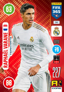2021 FIFA 365 TEAM MATE Raphaël Varane #94