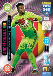 2021 FIFA 365 INTERNATIONAL STAR Andre Onana #332