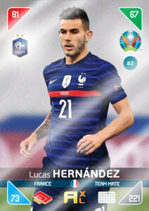 2021 Kick Off EURO 2020 - TEAM MATE Lucas Hernandez 82