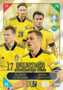 2021 Kick Off EURO 2020 - SCANDINAVIAN STAR Olsson / Ekdal / Claesson / Larsson 413