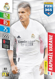 2022 FIFA 365 Real Madrid CF TEAM MATE Raphaël Varane #85