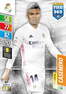 2022 FIFA 365 Real Madrid CF TEAM MATE Casemiro #87