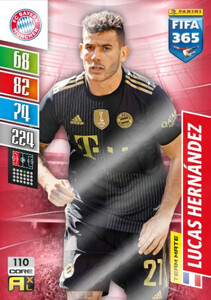 2022 FIFA 365 FC Bayern Munchen TEAM MATE Lucas Hernandez #110