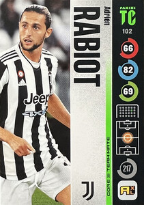Top Class 2022 Juventus TEAM MATE Adrien Rabiot #102