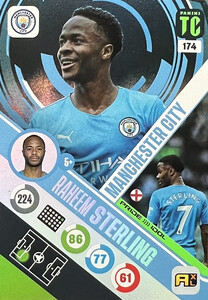 Top Class 2022 Manchester City PRIDE Raheem Sterling #174