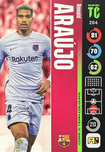 Top Class 2022 FC Barcelona TEAM MATE Ronald Araújo #204