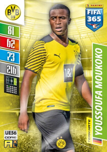 UPDATE 2022 FIFA 365 Borussia Dortmund TEAM MATE Moukoko #56