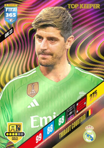 2024 FIFA 365 - Real Madrid CF - GOLD - Courtois # GOL 23