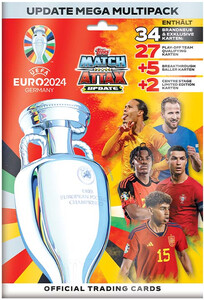 Official cards Topps EURO 2024 UPDATE Mega Multi Pack