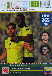 2016 FIFA 365 INTERNATIONAL DOUBLE TROUBLE  Falcao/Martinez #361