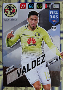 2018 FIFA 365 TEAM MATE Bruno Valdez #253