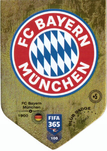 2019 FIFA 365 CLUB BADGE LOGO FC Bayern München  #100