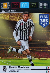 2016 FIFA 365 TEAM MATE JUVENTUS Claudio Marchisio #97