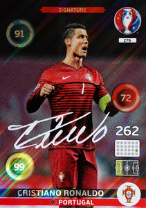 EURO 2016 SIGNATURE Cristiano Ronaldo #276