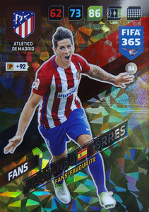 2018 FIFA 365 FANS FAVOURITE Fernando Torres #84