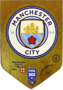 2019 FIFA 365 CLUB BADGE LOGO Manchester City #10