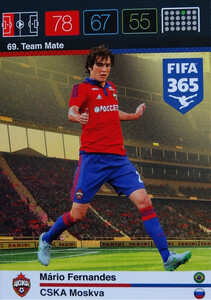 2016 FIFA 365 TEAM MATE CSKA MOSKVA Mário Fernandes #69