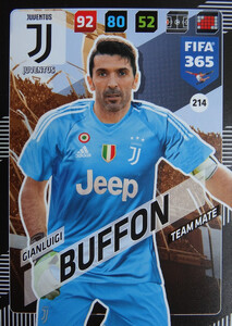2018 FIFA 365 TEAM MATE Gianluigi Buffon #214