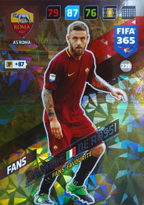 2018 FIFA 365 FANS FAVOURITE Daniele De Rossi #228