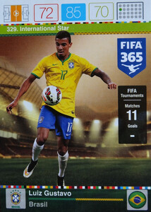 2016 FIFA 365 INTERNATIONAL STAR Luiz Gustavo #329