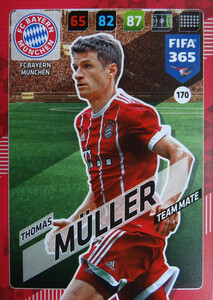 2018 FIFA 365 TEAM MATE Thomas Müller #170
