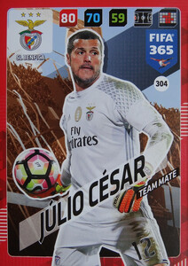 2018 FIFA 365 TEAM MATE Júlio César #304