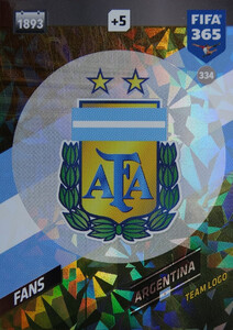 2018 FIFA 365 FANS LOGO Argentina #334