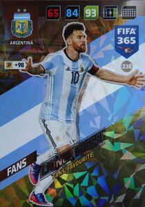 2018 FIFA 365 FANS FAVOURITE Lionel Messi #338