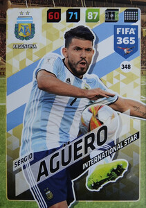 2018 FIFA 365 INTERNATIONAL STAR Sergio Agüero #348