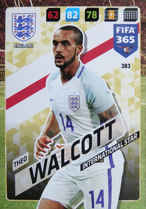 2018 FIFA 365 INTERNATIONAL STAR Theo Walcott #383