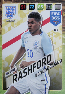 2018 FIFA 365 INTERNATIONAL STAR Marcus Rashford #384