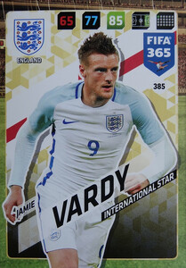 2018 FIFA 365 INTERNATIONAL STAR Jamie Vardy #385