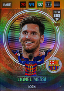 2017 FIFA 365 ICONS Lionel Messi #1
