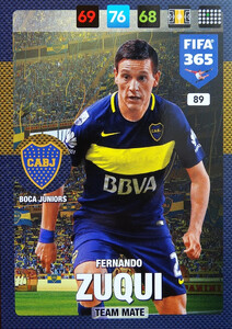 2017 FIFA 365 TEAM MATE Fernando Zuqui #89