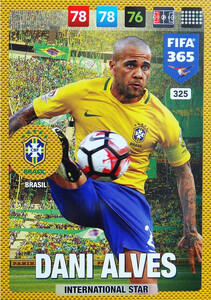2017 FIFA 365 NATIONAL TEAM Dani Alves #325