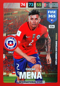 2017 FIFA 365 NATIONAL TEAM Eugenio Mena #336