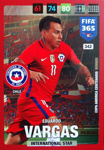 2017 FIFA 365 NATIONAL TEAM  Eduardo Vargas #342