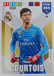 2020 FIFA 365 TEAM MATE Thibout Courtois #124