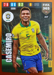 FIFA 365 2020 GOLD Copa America Brasil 2019 WINNER Casemiro #417